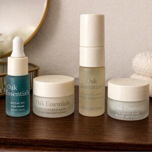 Oak Essentials 4 Pc Luxury Skincare Mini Set